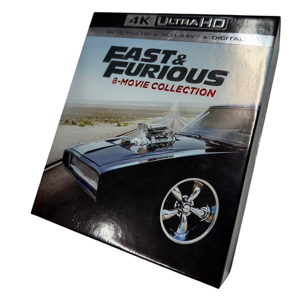 Fast & Furious 8-Movie Collection 4K Ultra HD Blu-ray Digital Box Set Boxset